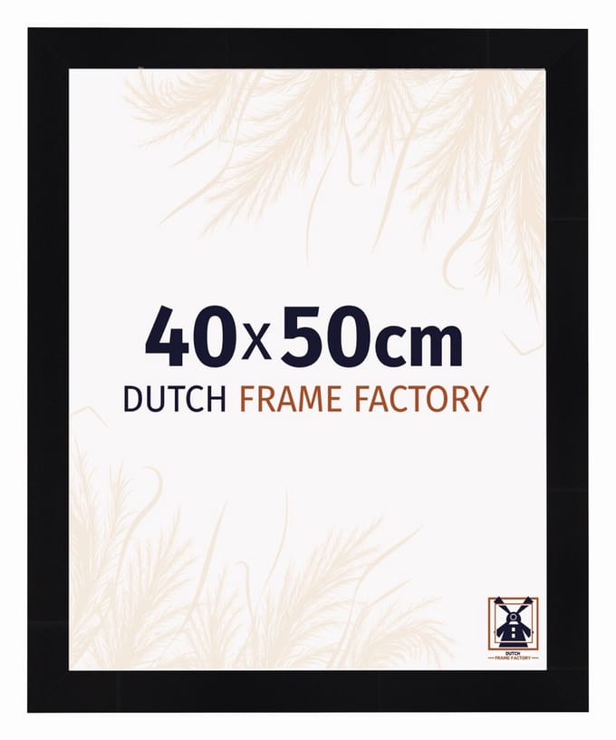 Fotolijst 40x50 cm - MDF - Zwart Hoogglans - Praag