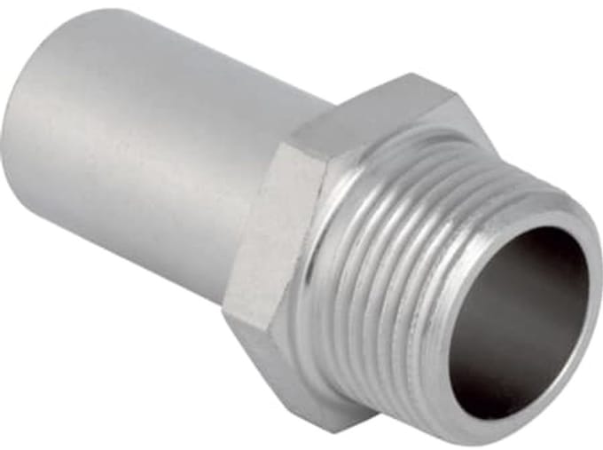Geberit Adapter mt w/ plend stst d22-r3/4