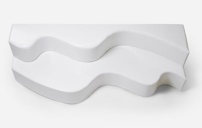 Poltronova Superonda Bank - white