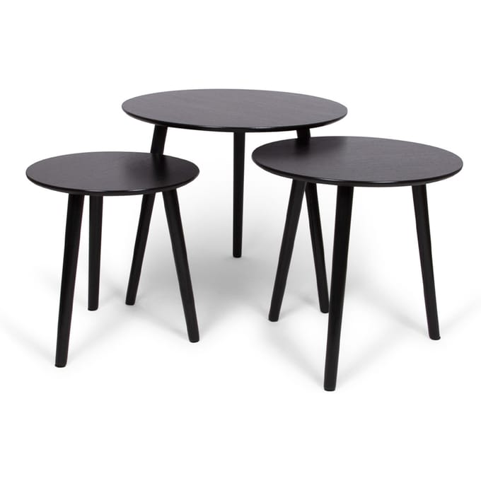 Milton & Oldbrook Bijzettafel Set Zadar Zwart