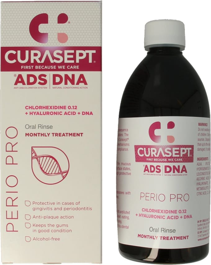 Curasept Perio mondspoeling chloorhexidine ADS 500 Milliliter