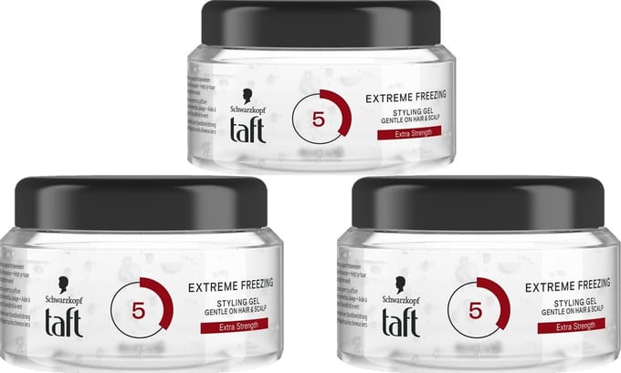 Taft Gel - Extreme Freezing - 3 x 250 ml