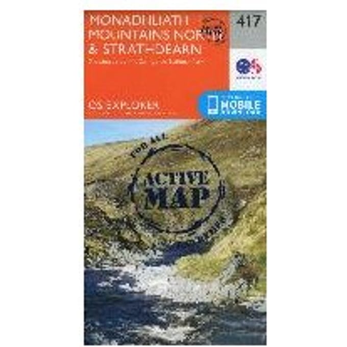 Monadhliath Mountains North And Strathdearn - Ordnance Survey