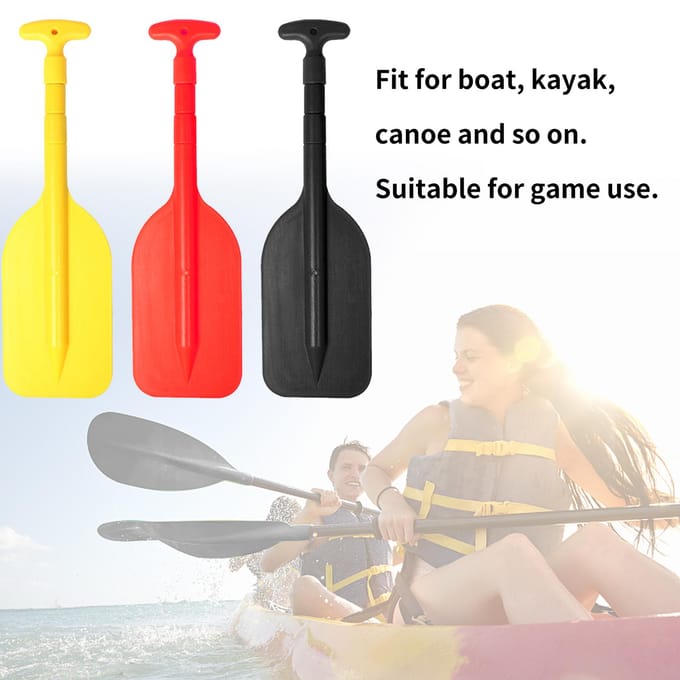 Telescopische Kajakpeddel Raftingbootpeddel Kano Peddels Plastic Aluminiumlegering Bootpeddels 53 108.5cm black