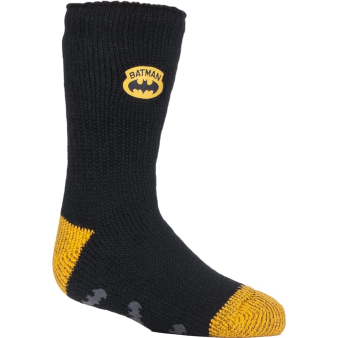 Heat Holders Karakter thermo pantoffelsokken voor kinderen - Batman