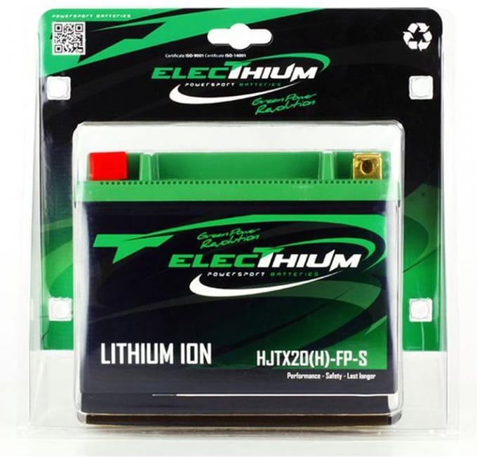 lithium-elekthiumbatterij voor quad can-am 1000 commander xt 2013 tot 2017 hjtx20(h)-fp-s / 12,8v 7ah nieuw