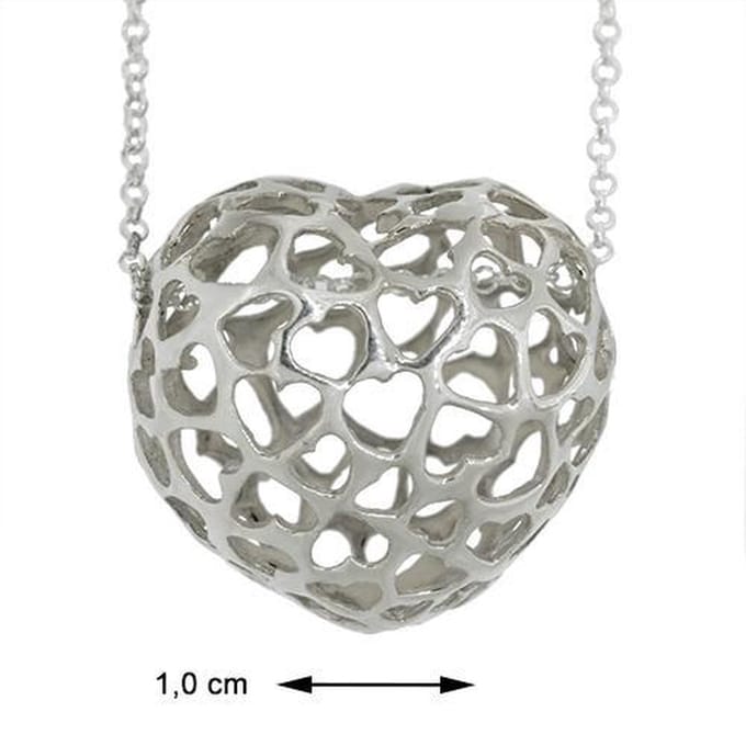 Blinx Jewels Zilveren Hanger Hartje incl. Ketting