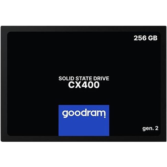 Goodram Interne SSD CX400 - 256GB - GEN.2 SATA III 2,5″ - Solid State Drive