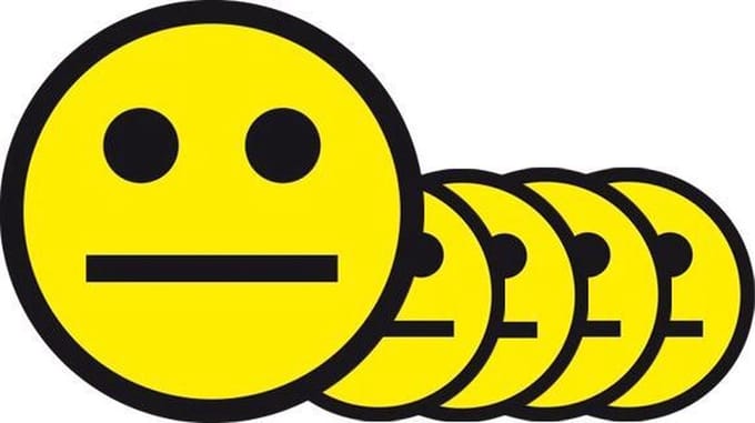 Magnetische smileys 5 cm – Geel