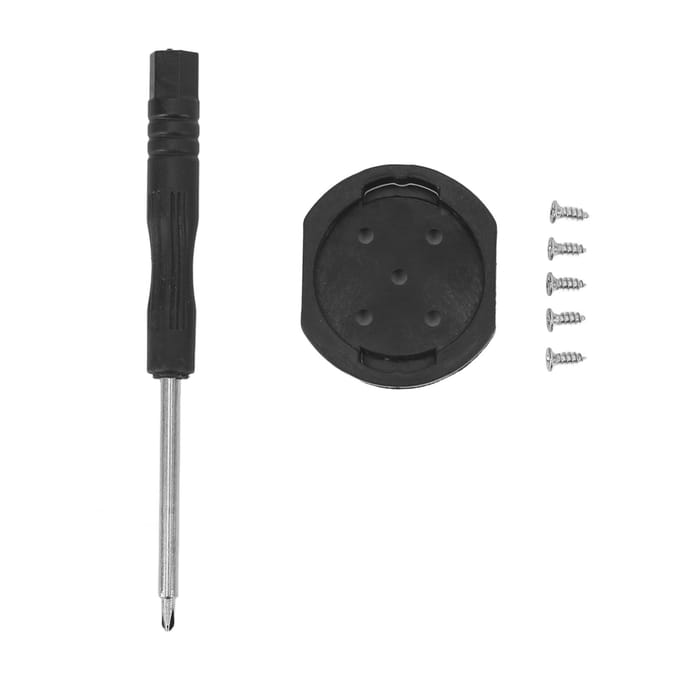 Fietscomputer Reparatie Gereedschapsset 5 Schroeven Computer Beugel Vaste Basis Vervanging Geschikt voor Garmin black