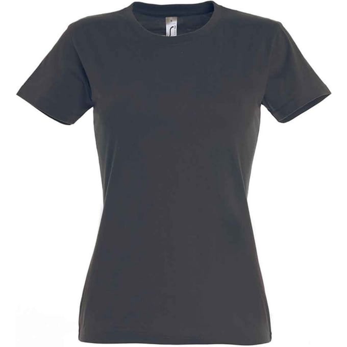 SOLS Dames/Dames Imperial T-shirt (Muis Grijs Effen)