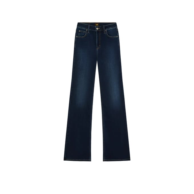 Lee - Lana - Dames Mid Rise Bootcut Jeans - Eternal Blue