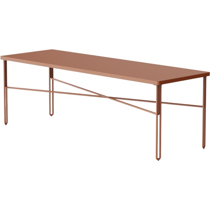 NINE Inline salontafel rechthoekig - red