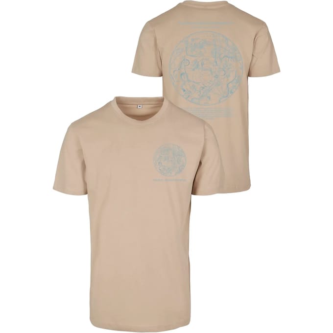 Mister Tee - Hemisphere Heren Tshirt - M - Beige