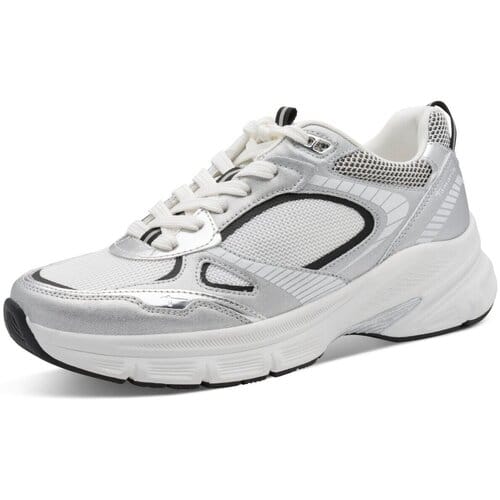 Tamaris dames sneaker 1-23759-45-941 damesschoenen laag model zilver