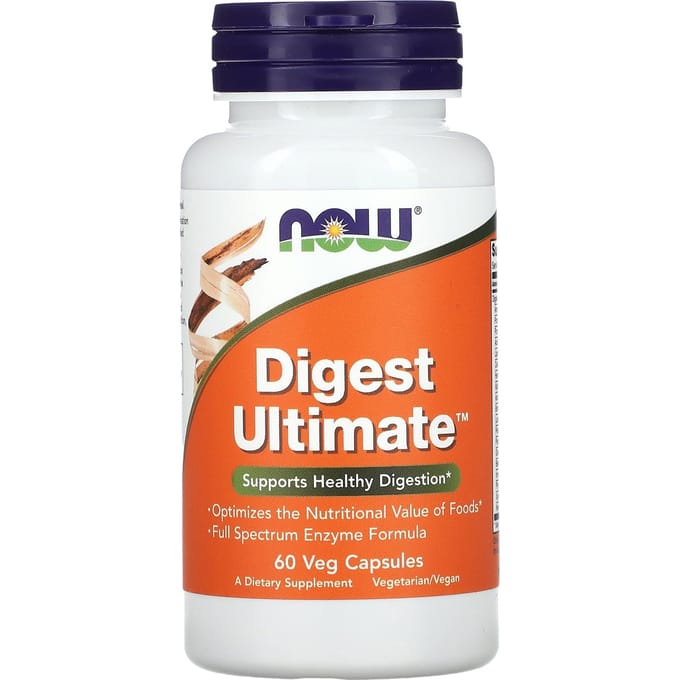 Supplementen - Digest Ultimate - Vegan - 60 capsules - Now Foods -