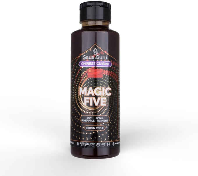 Saus.Guru BBQ Saus Magic Five