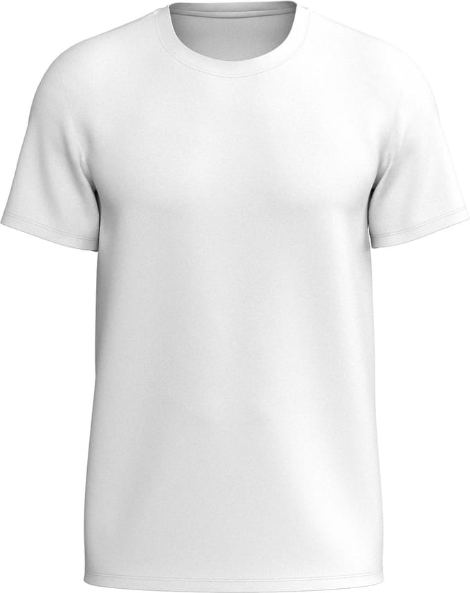 RELAKZ - Lenzing Modal - Heren T-shirt - Ronde Hals - Extra Lang Wit S - 2-pack