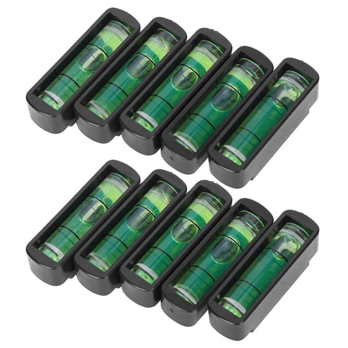 10 STUKS Mini Plastic Beugel Waterpas Hoge Nauwkeurigheid Afstellen Camera Statief Horizontaal blue