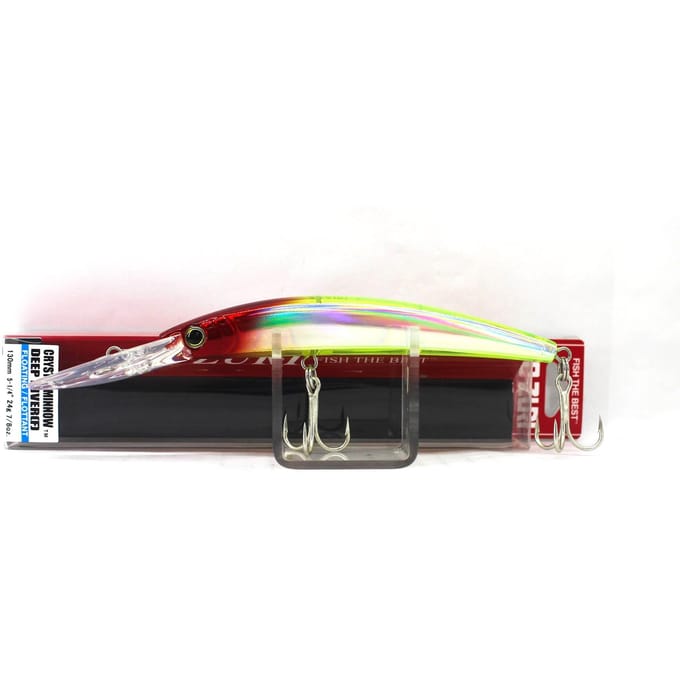 Yo Zuri Crystal Minnow DD 130 mm drijvend kunstaas R1136-HCR (2448) black