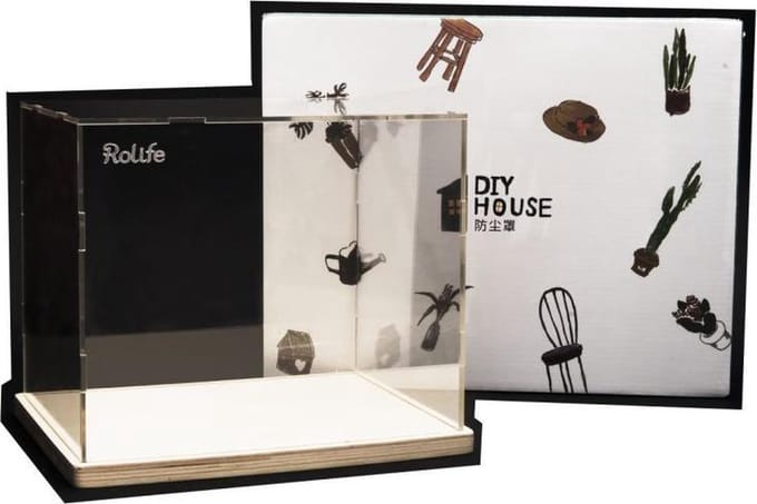 Robotime Dust Cover / Display Case (L24,6 x B20,2 x H21,6 cm)