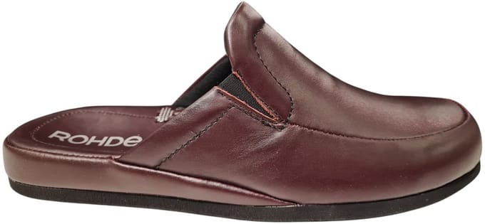 Rohde Leren Heren Pantoffels Instap - Bruin - 45
