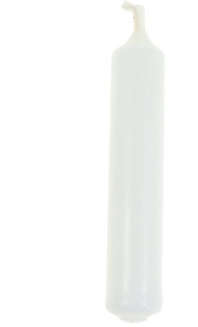 Piramidekaarsen wit kleine kaarsen 6,5cm 24 st, 24 Stück