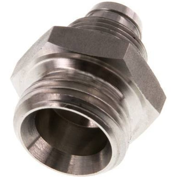 12x10 & G1/2'' RVS 1.4571 Rechte Opsteekkoppeling Buitendraad