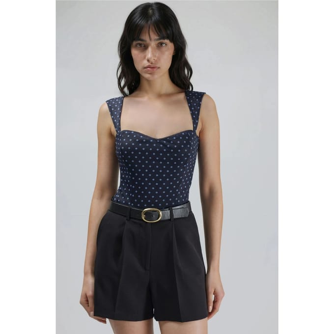 Hoge Taille Wijde Pijpen Mini Shorts
