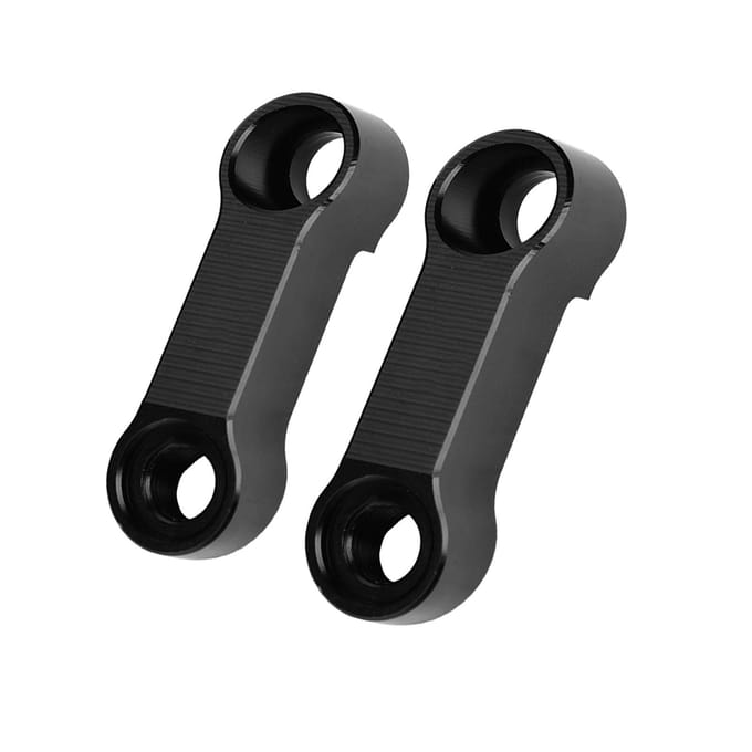 10 mm 8 mm motorfiets achteruitkijkspiegeladapterset Riser Mount Extender black