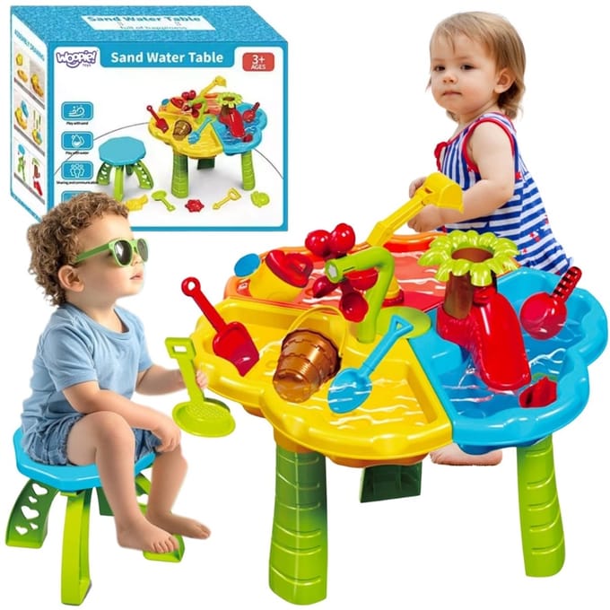 Woopie watertafel met stoel 2 in 1 zandbak - UNI