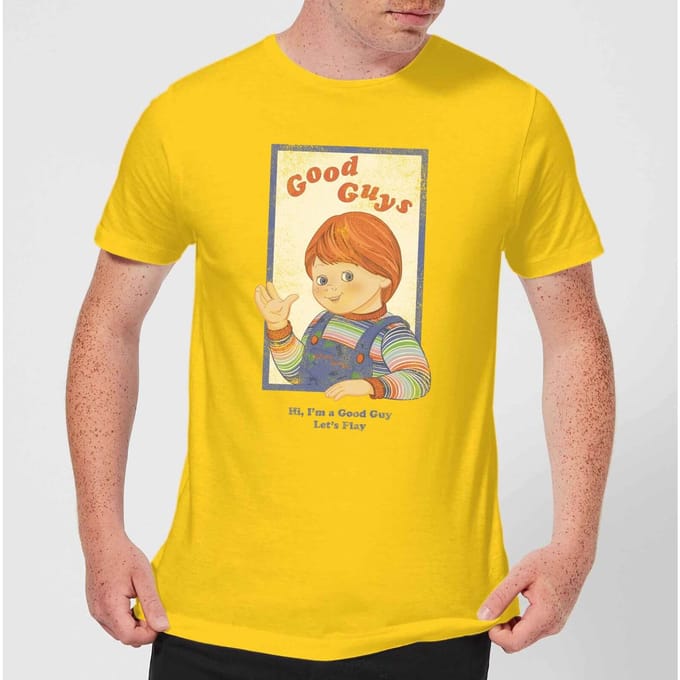 Chucky Good Guys Retro T-shirt - Geel - S