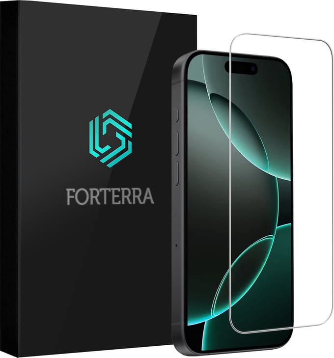 Screenprotector Geschikt voor Apple iPhone 16 Pro Max - Volledige Dekking - Beschermglas - Gehard Glas - Tempered Glass - Screen Protector