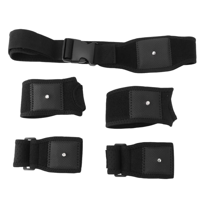 VR Tracker Riem Pols Hand Straps Tracking in Virtual Reality Schokabsorptie Verstelbaar Volledig Lichaam black