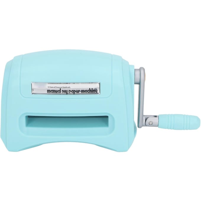 Doe-het-zelf Stansmachine Handzwengel Embossingmachine Mini Handmatige Stansmachine voor Knutselen Kunstprojecten blue