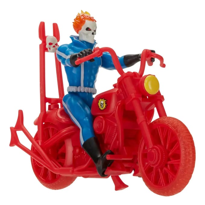 Hasbro Marvel Actiefiguur With Vehicle Ghost Rider 10 cm Marvel Legends Retro Collection Multicolours