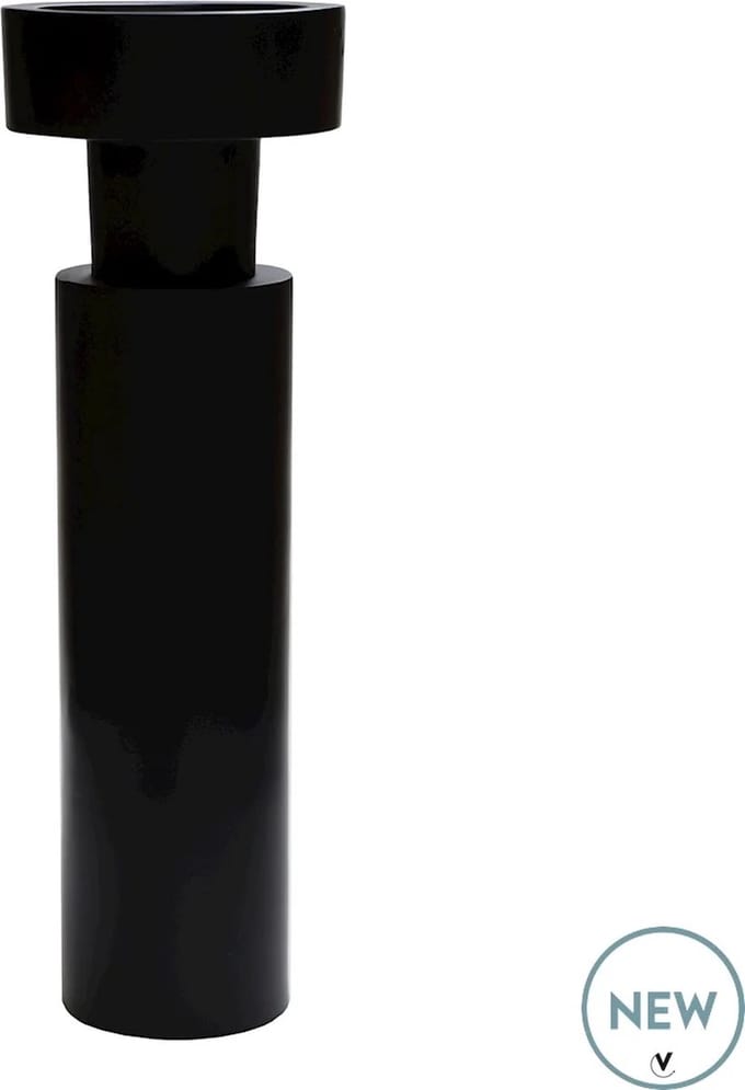 Kandelaar Chasico | Large | Zwart - Black | Ø13 x H40 cm