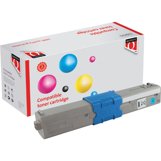 Toner Quantore alternatief tbv Oki 46508711 blauw