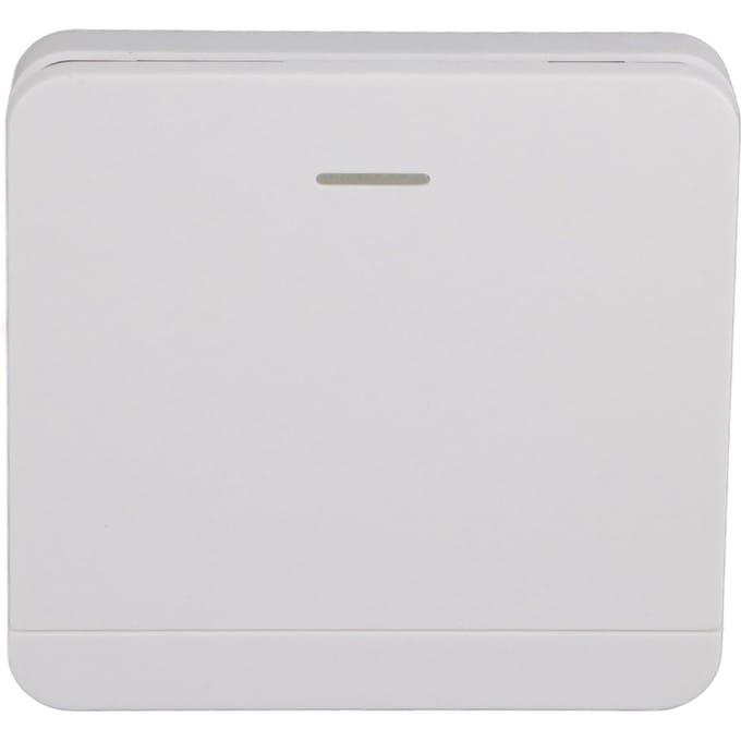 Interrupteur mural à télécommande sans fil ignifugé DC12V pour camping-cars bateaux 1 bouton white