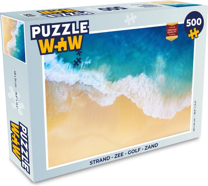 Puzzel Strand - Zee - Golf - Zand - Legpuzzel - Puzzel 500 stukjes