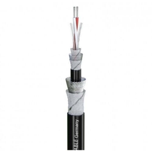 Sommer Cable 200-0241AQ Microfoonkabel UNITRONIC® MICROPHONE 2 x 0.25 mm² + 2 x 0.25 mm² Zwart per meter