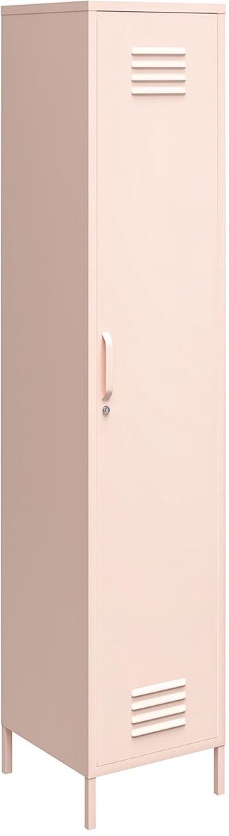 Mission District|Kast locker met 1 deur in roze metaal
