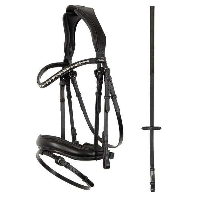 Engels gecombineerd rijhalster met anatomische neusriem ANKY Comfort line