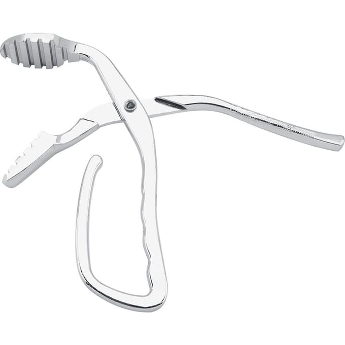 Anti scalding Oven Clip Pliers Grip Grabber for Hot Pot Plate Baking Tray Pan Dish white