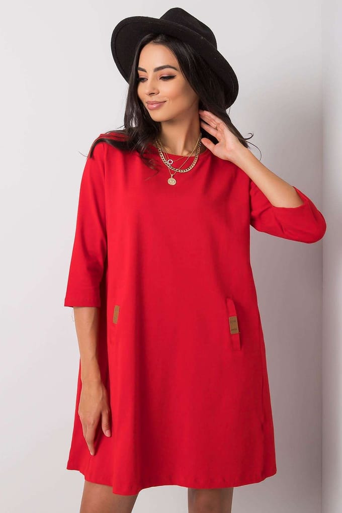 Everyday Pocket Dress - Rot / S/M