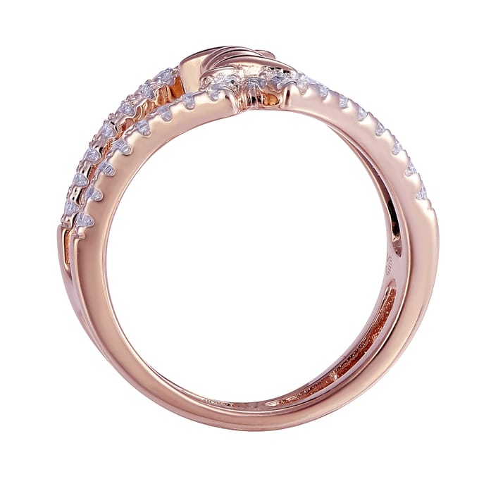 Orphelia Dames 925 Sterling Zilveren Ring - Roze ZR-7422
