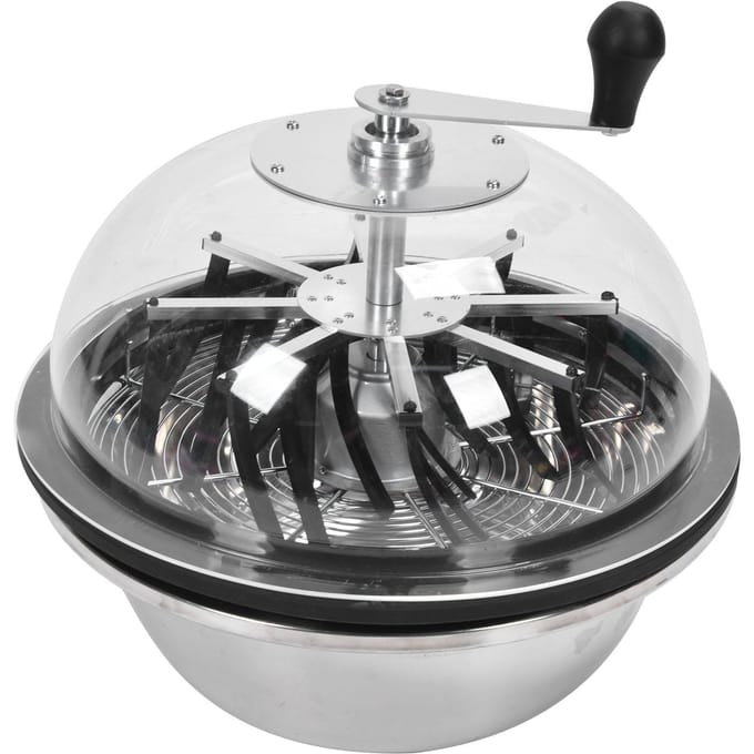 Bud Leaf Bowl Trimmer met Mes Roestvrij Staal Bowl Trimmer voor Knopen Bladeren Snoeien wit