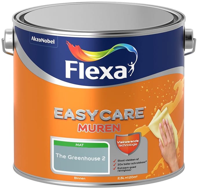 Flexa - Easycare Muren - The Greenhouse 2 - Mengverf - 2,5 L
