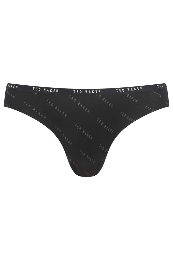 Ted Baker Mila 3pk Embossed Brief White/black/cream Größe: M | Unterhosen Outlet | Damen | Weiß