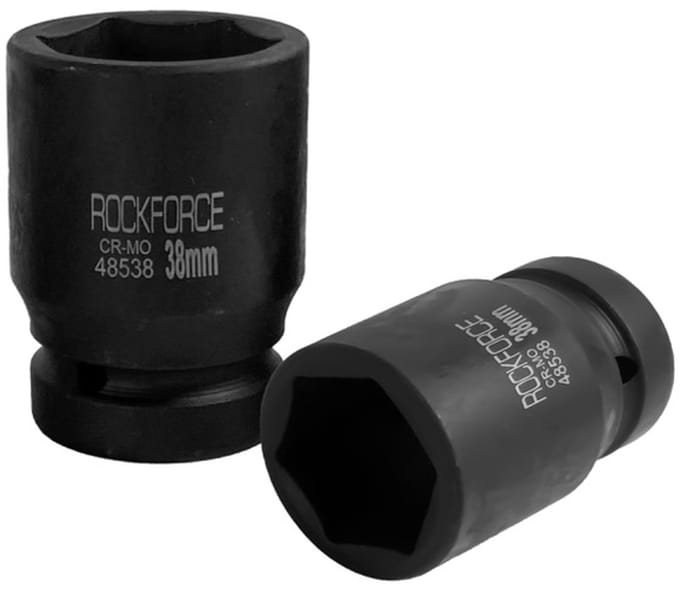 Rockforce RF-48538 - Dopsleuteldop - 38mm - 6-kant - Cr-Mo